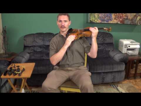 Violin/Viola Lesson - How To Attach A Shoulder Rest