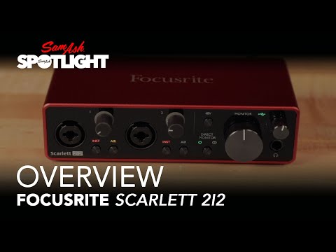 Focusrite Scarlett 2i2 3rd Gen USB Audio Interface | Overview