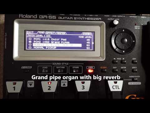 Roland GR-55 Guitar Synth Demo Part One