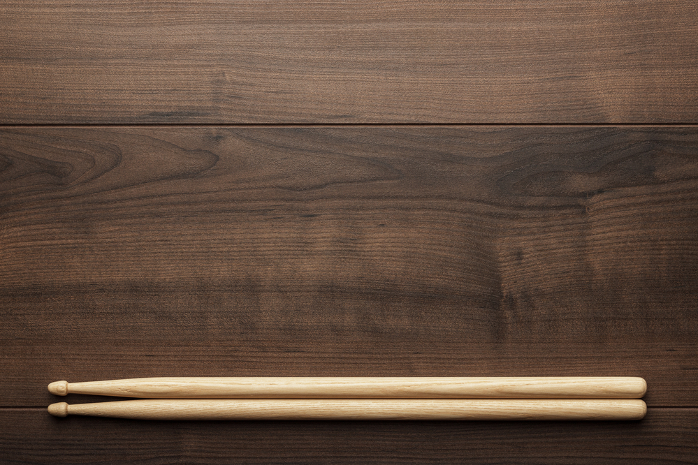 Wooden Drumsticks wooden drumsticks on wooden table